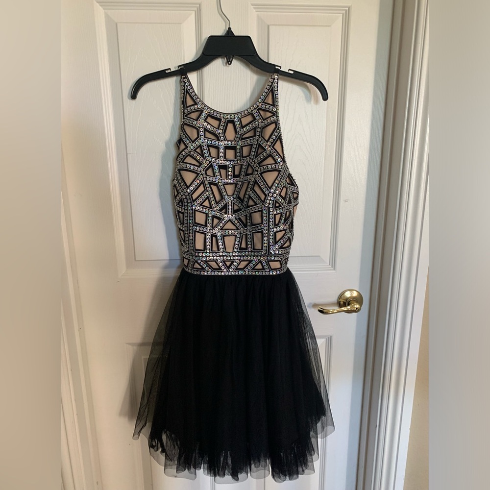 Girls dress Black w/tule